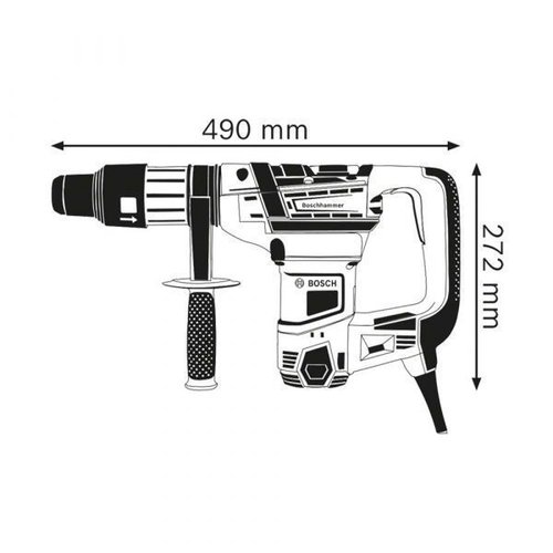 Martelo Perfurador Demolidor Gbh 5-40 D ,Com Maleta - Bosch 06112690E0