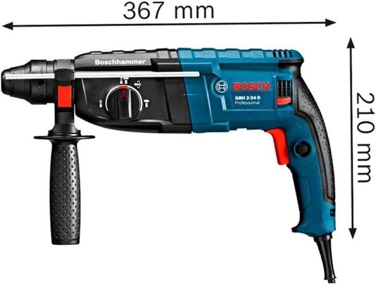 Martelo Perfurador Rompedor Gbh 2-26 Dre Com Maleta Bosch 220V 06112537E0