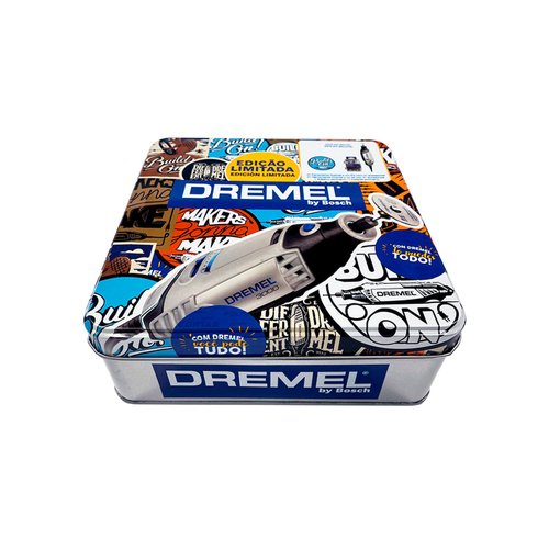 Microretífica 3000 220V + Kit com 31 Acessórios + Lata Collection Dremel
