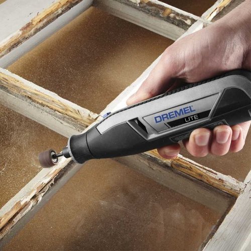 Micro Retífica Dremel 7760-10 Lite A Bateria De Lítio De 4Vmax Com 10 Acessórios F0137760Jc