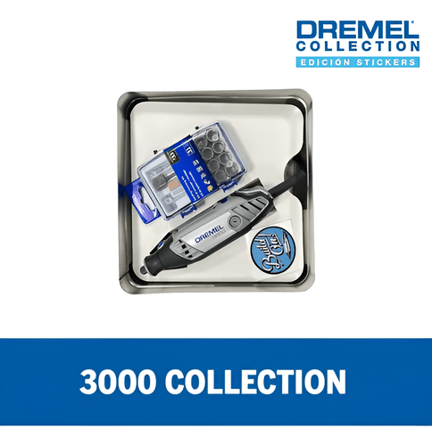 Microretífica 3000 110V + Kit com 31 Acessórios + Lata Collection Dremel