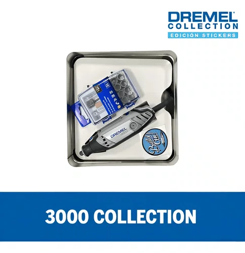Microretífica 3000 220V + Kit com 31 Acessórios + Lata Collection Dremel