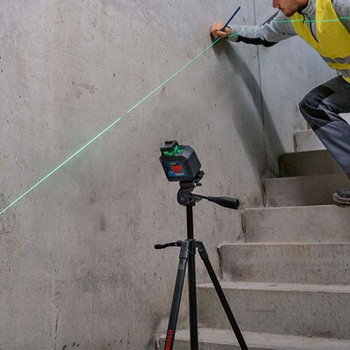 Nível A Laser 2 Linhas Verde 360º 10M + Tripé Gll 2-20 - Bosch 0601065001