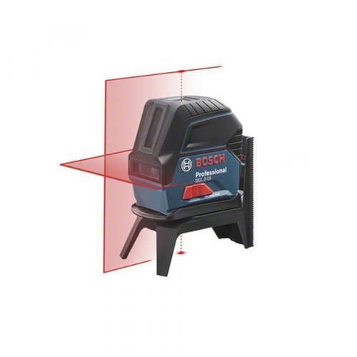 Nível A Laser De 2 Linhas 15 Metros Com Pontos De Prumo Gcl 2-15 Com Maleta - Bosch  60106600