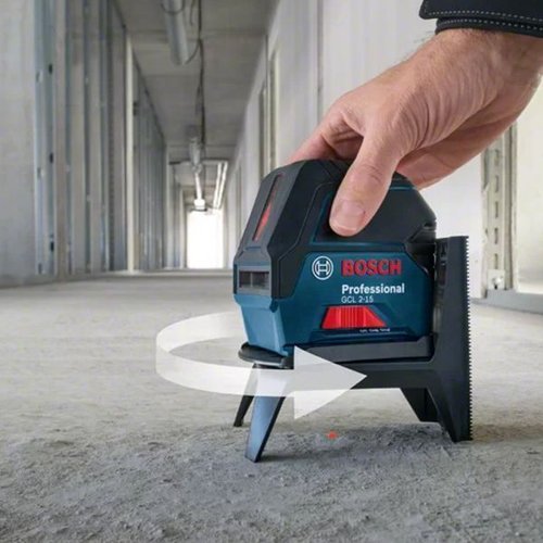 Nível A Laser De 2 Linhas 15 Metros Com Pontos De Prumo Gcl 2-15 Com Maleta - Bosch  60106600