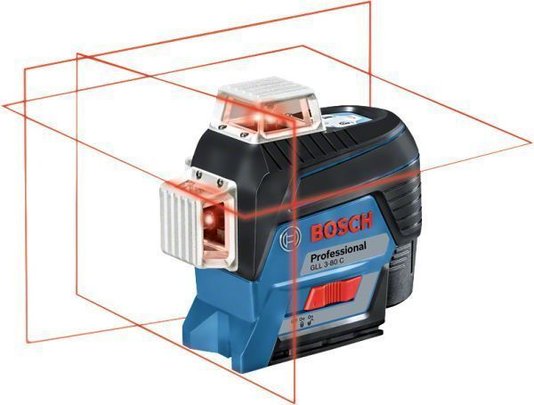 Nível A Laser De Linhas 120 Metros 360º Gll 3-80 C Com Tripé - Bosch  0601063R01