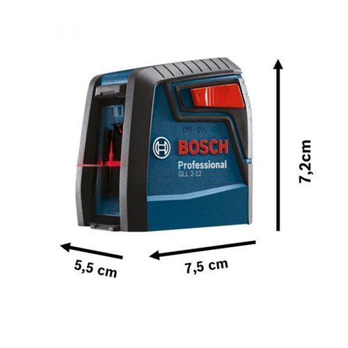 Nível A Laser De Linhas Cruzadas Gll 2-12 Professional - Bosch 0601063Bg0