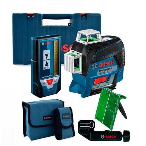 Nível A Laser De Linhas Verdes 120 Metros 360º Com Bluetooth Gll 3-80 Cg Com Maleta - Bosch  0601063T01