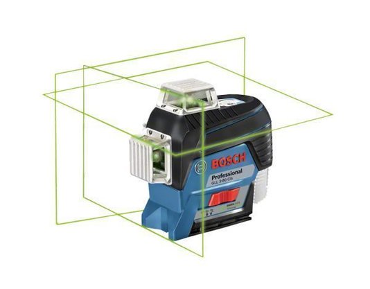 Nível A Laser De Linhas Verdes 120 Metros 360º Com Bluetooth Gll 3-80 Cg Com Maleta - Bosch  0601063T01