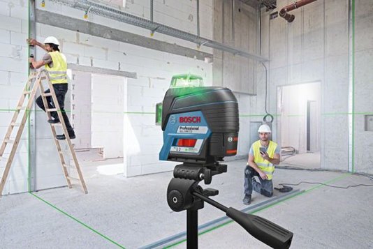 Nível A Laser De Linhas Verdes 120 Metros 360º Com Bluetooth Gll 3-80 Cg Com Maleta - Bosch  0601063T01