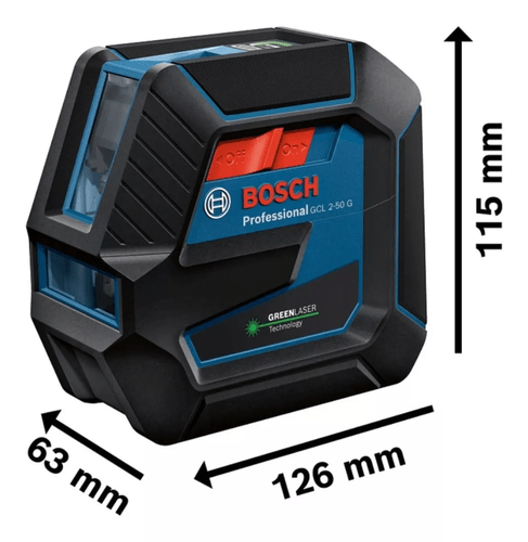 Nivel A Laser De Linhas Verdes Gcl 2-50 G Bosch 0601066M01