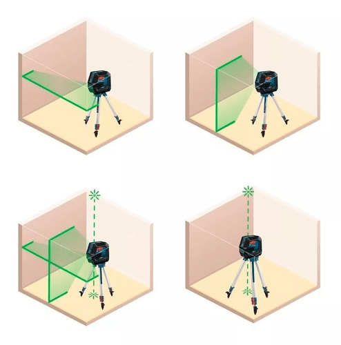 Nivel A Laser De Linhas Verdes Gcl 2-50 G Bosch 0601066M01