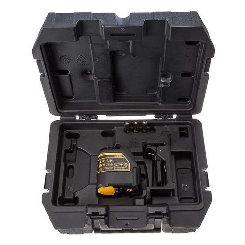 Nível A Laser Dewalt Dw088K Linhas Vermelhas 15 Metros Com Suporte De Parede + Maleta Dw088K