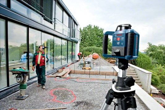 Nível A Laser Rotativo 250 Metros Grl 250 Hv Com Maleta - Bosch 0601061600