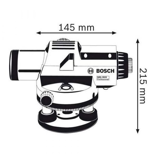 Nível Óptico Automático Gol 26 D  Bosch 0601068000