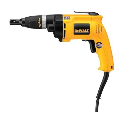 Parafusadeira Drywall 1/4" 650W, 127V, Vvr, 0-5300 Rpm - Dewalt  DW257BR