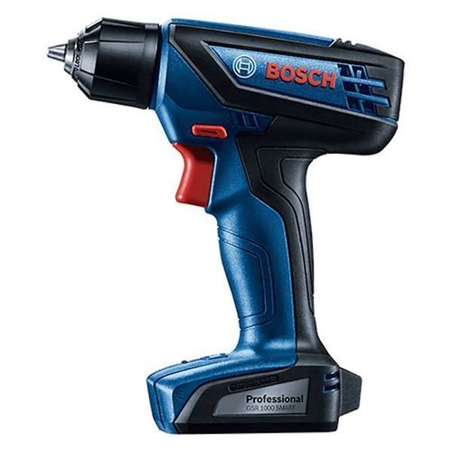 Parafusadeira E Furadeira Bosch Gsr 1000 Smart A Bateria De 12V Com Encaixe De 6 Mm 15Nm 700 Rpm Com Carregador 06019F40E2