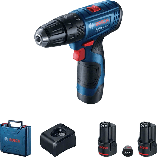 Parafusadeira E Furadeira De Impacto À Bateria Gsb 120-Li Com 2 Baterias, 1 Carregador E Maleta - Bosch 06019G81E0