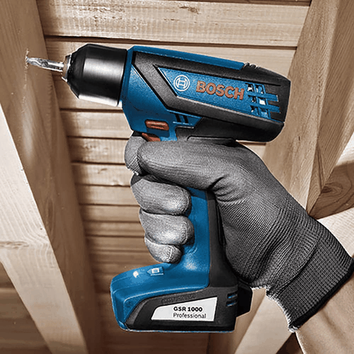 Parafusadeira Furadeira Á Bateria Gsr 1000 Smart 12V + Acessórios + Maleta Bosch 06019F40E3