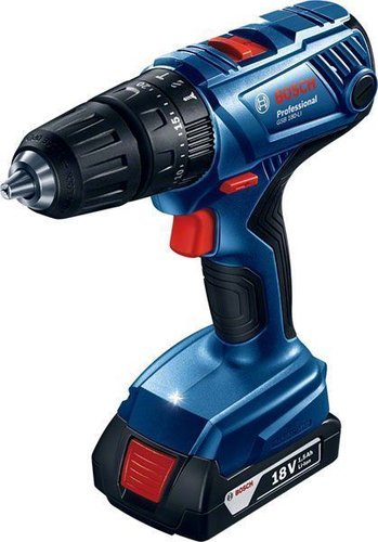 Parafusadeira/Furadeira De Impacto À Bateria 18V Gsb 180-Li Com 2 Baterias, Carregador E Maleta- Bosch 06019F83E0