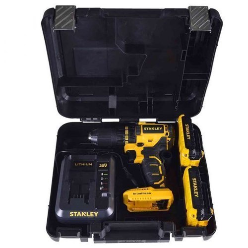 Parafusadeira/Furadeira De Impacto Brushless 20V Lítio Com 2 Baterias 1,5Ah - Stanley Sbh20S2Kbr