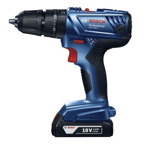 Parafusadeira/Furadeira De Impacto Gsb 180-Li 18V Com 1 Bateria E Carregador - Bosch 06019F83E4