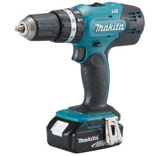 Parafusadeira Furadeira Impacto 18V Bateria + Carregador Makita Dhp453X10