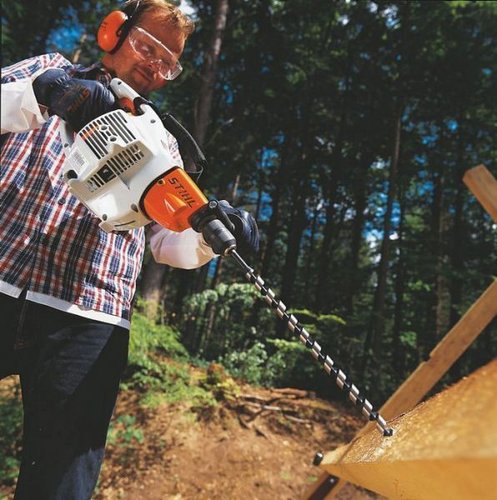 Perfurador Bt 45 De Madeira E Solo  27,2Cc, 0,8Kw A Gasolina Stihl