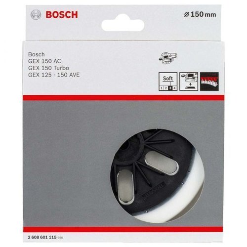 Prato Auto Aderente Para Lixadeira Excêntrica 150Mm - Bosch 2608601115