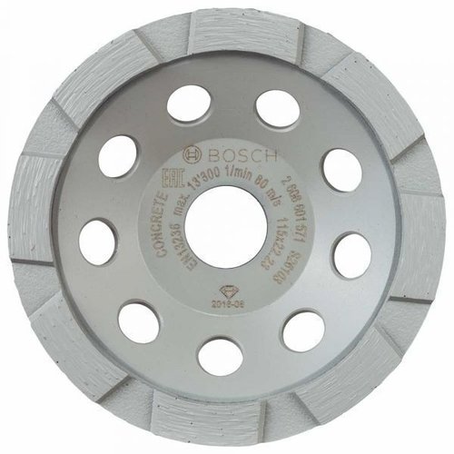 Prato Diamantado Segmentado Para Desbastar Concreto 115Mm X 22,23Mm - Bosch  2608601571