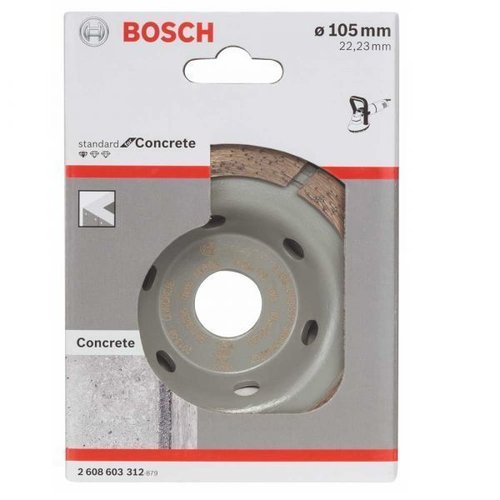 Prato Diamantado Standard Para Concreto 15Mm X 22,23Mm - Bosch 2608603312