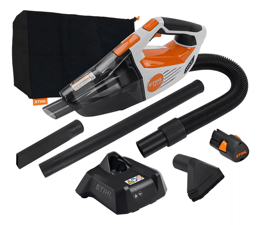 Aspirador Portátil Stihl Sea 20 10,8 V c/ Bateria E Carregador Cor Branco/Laranja 127V
