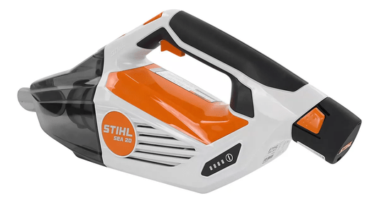 Aspirador Portátil Stihl Sea 20 10,8 V c/ Bateria E Carregador Cor Branco/Laranja 127V