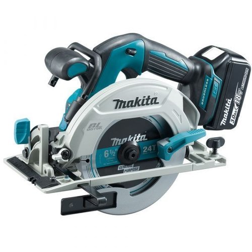 Serra Circular Bateria Makita 165mm 18v 3,0ah Biv Dhs680rfj
