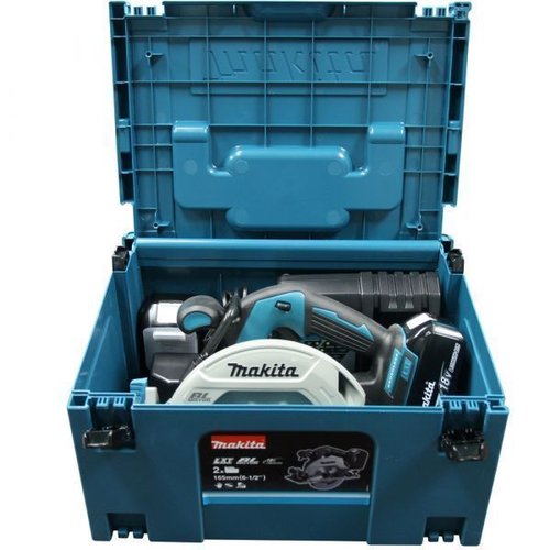 Serra Circular Bateria Makita 165mm 18v 3,0ah Biv Dhs680rfj