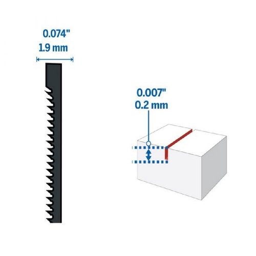 Lâmina De Serra De Corte Dremel Ms52 Para Moto-Saw Para Madeiras Finas Delicadas 2615Ms52Aa