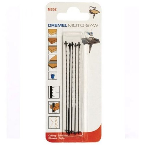 Lâmina De Serra De Corte Dremel Ms52 Para Moto-Saw Para Madeiras Finas Delicadas 2615Ms52Aa