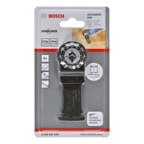 Lâmina De Serra De Imersão Bim Aiz 32 Bspb Com 5 Unidades- Bosch 2608661630