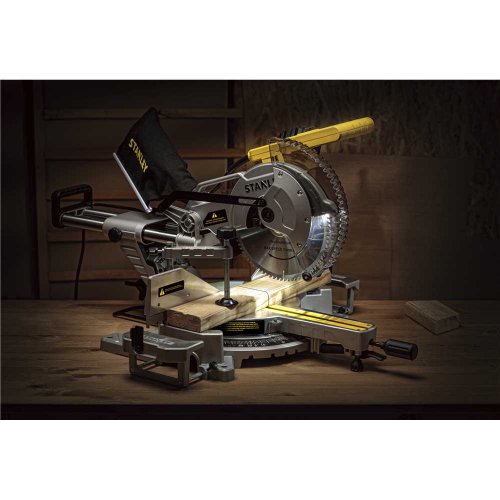 Serra Meia Esquadria 10" 1.800 W Com Braço Telescópico Sm18 - Stanley - 127 V