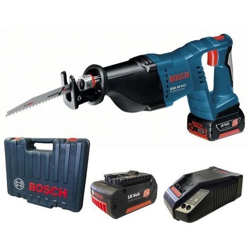 Serra Sabre À Bateria Gsa 18V-Li Com 2 Baterias, Carregador E Maleta Professional - Bosch 060164J0E0
