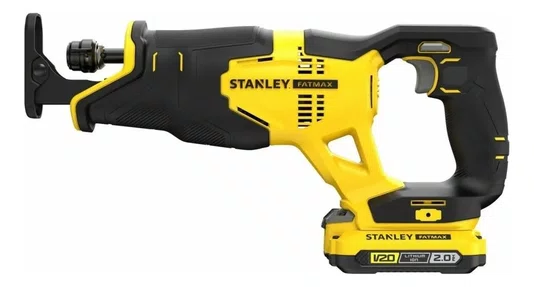 Serra de Sabre Motosserra Stanley Modelo SCR300D1K com Bateria e Carregador 20V