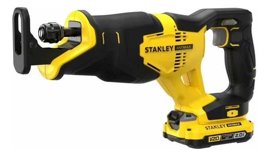 Serra de Sabre Motosserra Stanley Modelo SCR300D1K com Bateria e Carregador 20V