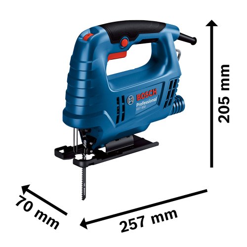 Serra Tico-Tico Gst 680 500W 220V Com Lâmina De Corte Bosch 06015B40E0