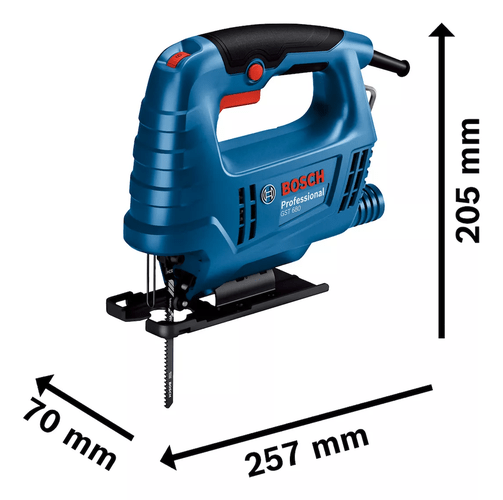 Serra Tico-Tico Gst 680 500W 110V Com Lâmina De Corte Bosch 06015B40D0