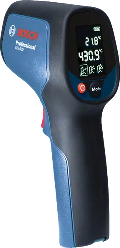 Termômetro Infravermelho De Superfície E Ambiente Até 500ºc Gis 500 Bosch 06010834G0