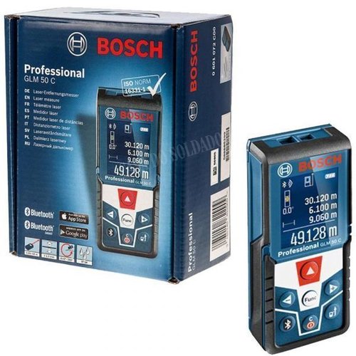 Trena Laser Alcance 50 Metros Com Bluetooth Glm 50 C - Bosch  0601072C00