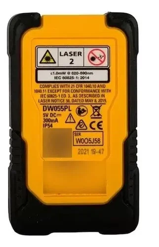 Trena Laser Recarregavel Atomic 16 Metros Dw055pl Dewalt