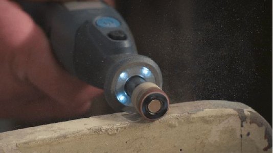 Tubo Lixa 1/2" Grão 120 Com 6 Peças Micro Retifica 2615000432 Dremel