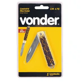 Canivete Multiuso Lâmina Aço Inox Cmv175 Vonder 3662000175