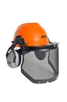 Capacete Florestal Com Abafador De Ruidos Stihl